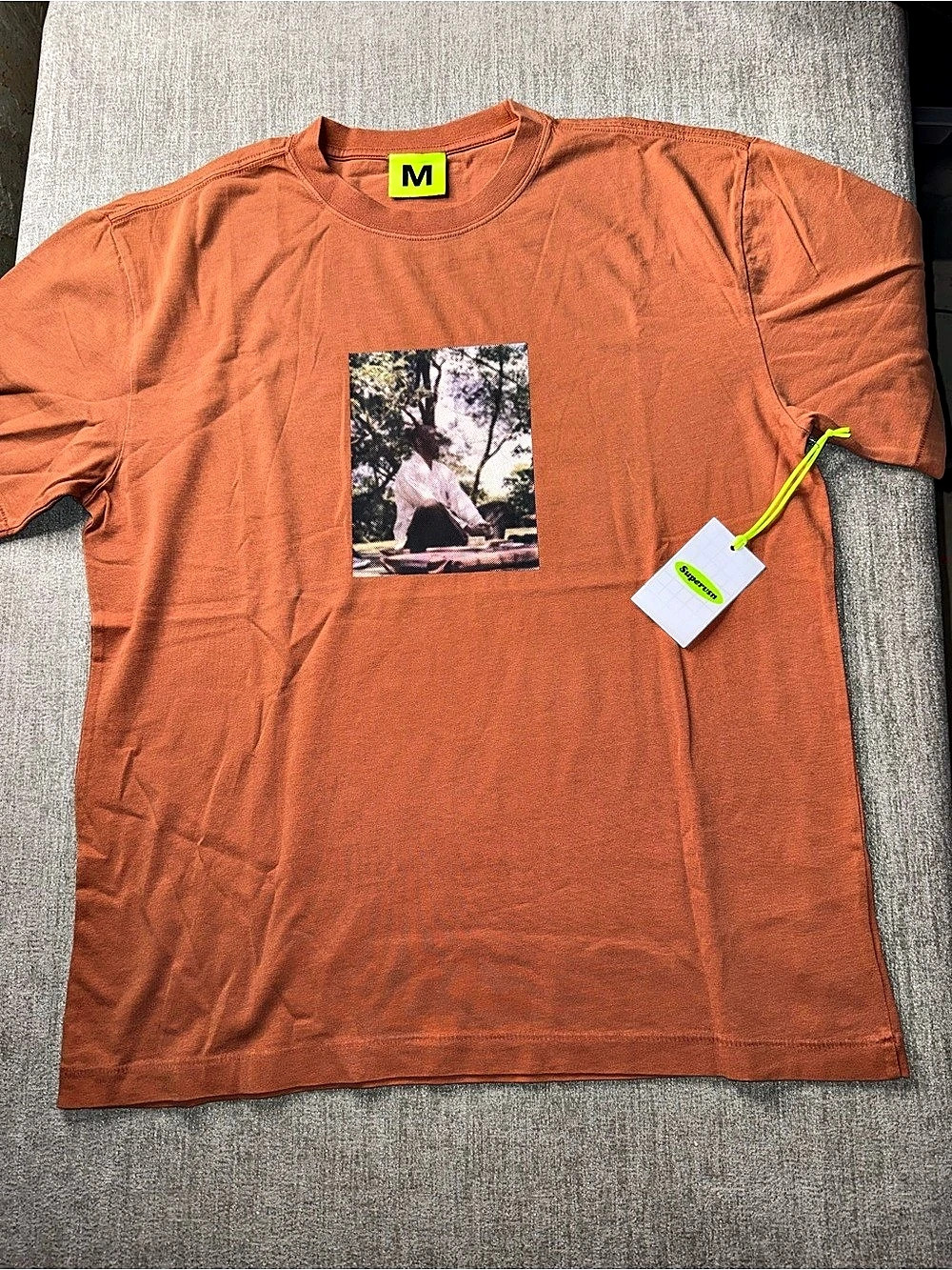 SUPERVSN Kobe Bryant Inside Out Graphic Tee Orange Men’s Medium NWT